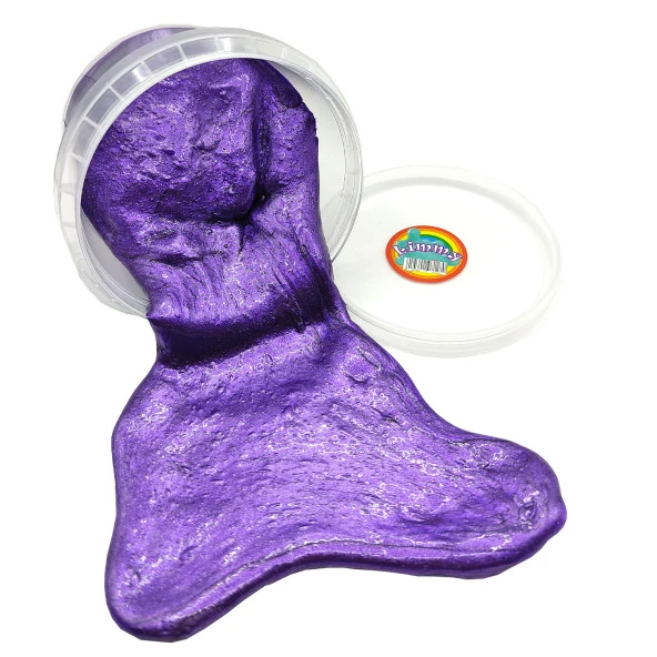 Slime Enjoy Metalik Oyun Jeli Ele Yapışmaz Renkli Polymer Slime Eğitici Oyun Seti - 2 Adet - 3