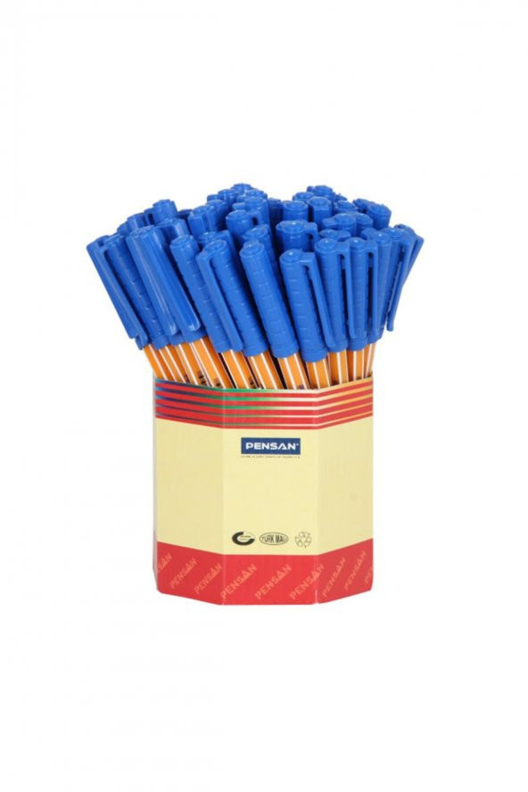 Offıcepen 1010 Tükenmez Kalem Mavi 60'li 1 mm