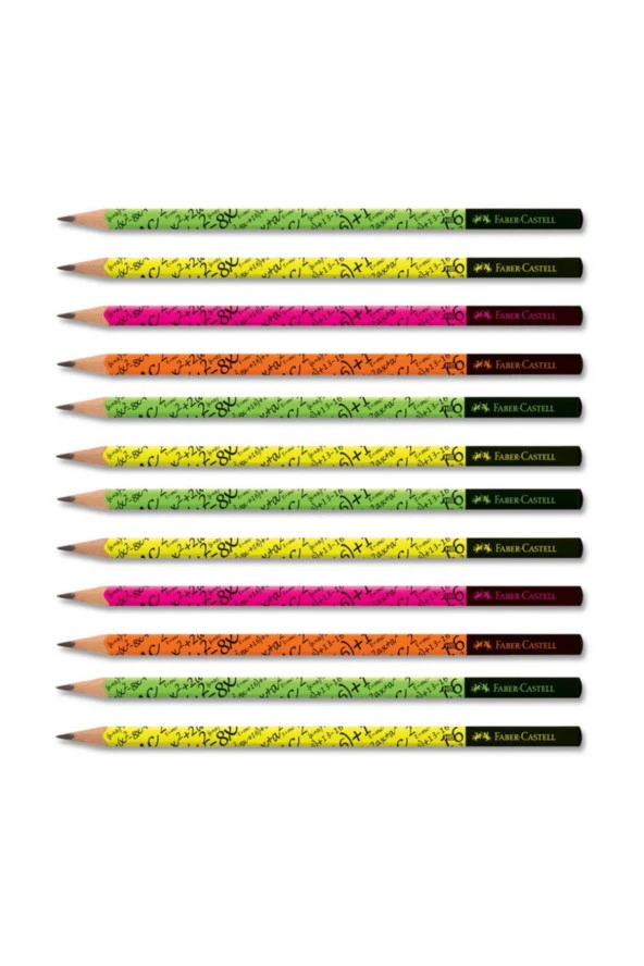 Formül Üçgen Kurşun Kalem 12 Li Paket (5244119140)