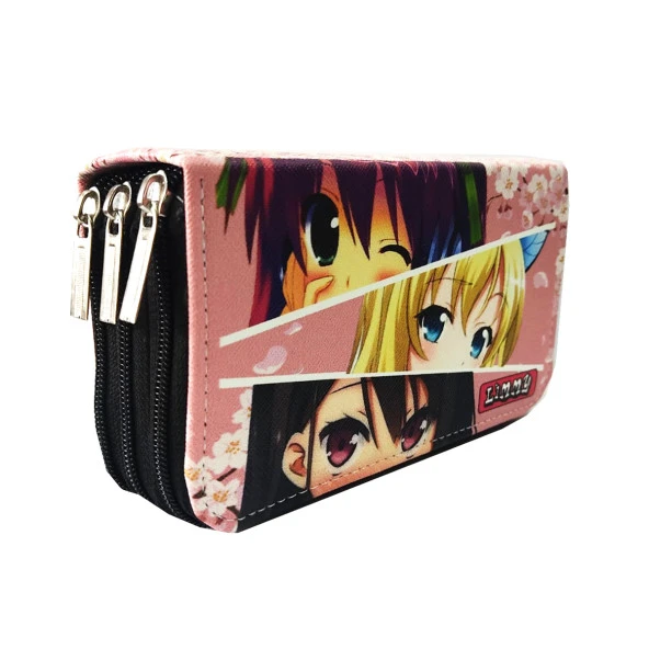 Kalem Kutusu Anime Manga K-Pop Blackpink Organizer Kalemkutu Vegan Deri Üç Bölmeli Kalemlik -Siyah - 4