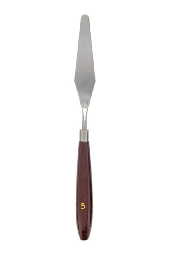 Resim Spatula, Metal Spatula  (Painting Knife) -  No: 5