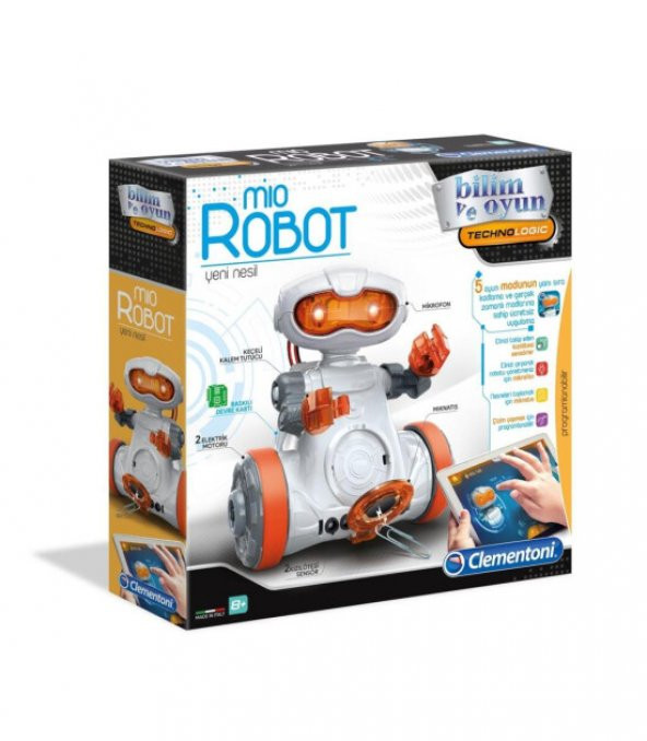 Mio Robot YENİLİK SEVER (Yeni Nesil) Clementoni /Robotik Laborutavarı /BilimveOyun - 2