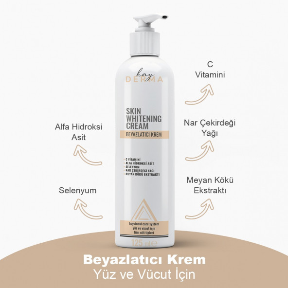 Hay Derma Cilt Beyazlatıcı Krem 125 ml - 2