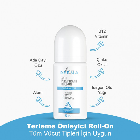 Hay Derma Terleme Önleyici Roll On 50 ml - 2