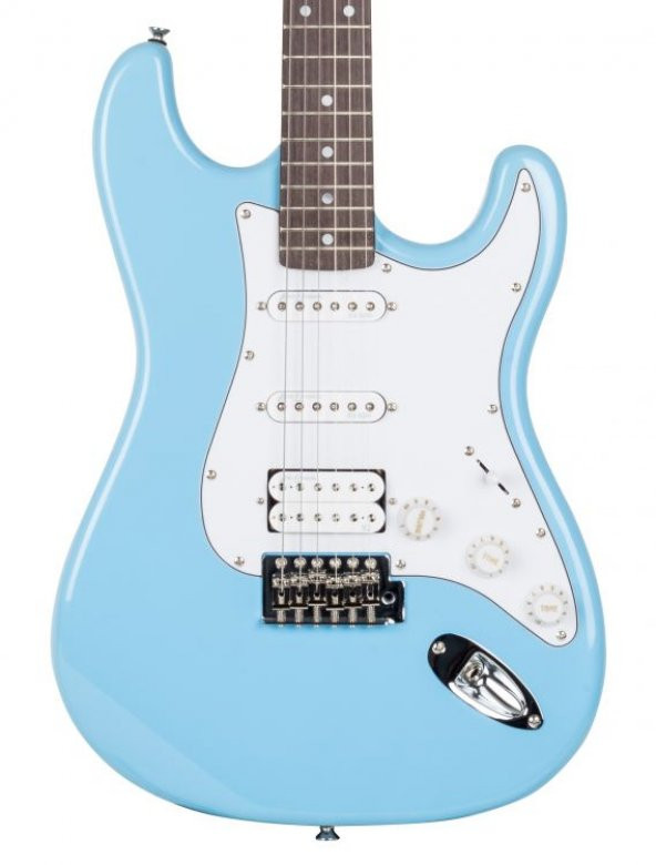 Kozmos KST-BSWHSS-GRWN-DBL  Elektro Gitar - Resim 3