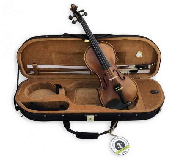 VANETTA VL-5 / 4/4 Masif Keman (Abanoz Burgu ve Aksam) - Resim 2