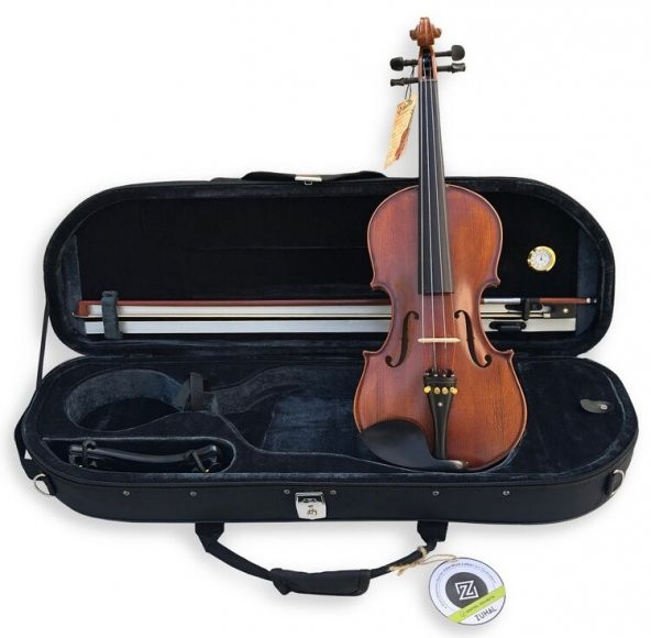 VANETTA VL-3 / 4/4 Masif Ağaç Keman (Abanoz Kulak ve Aksam ) - Resim 2