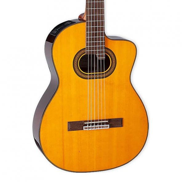 TAKAMINE GC6CE-NAT Elektro Klasik Gitar - 3