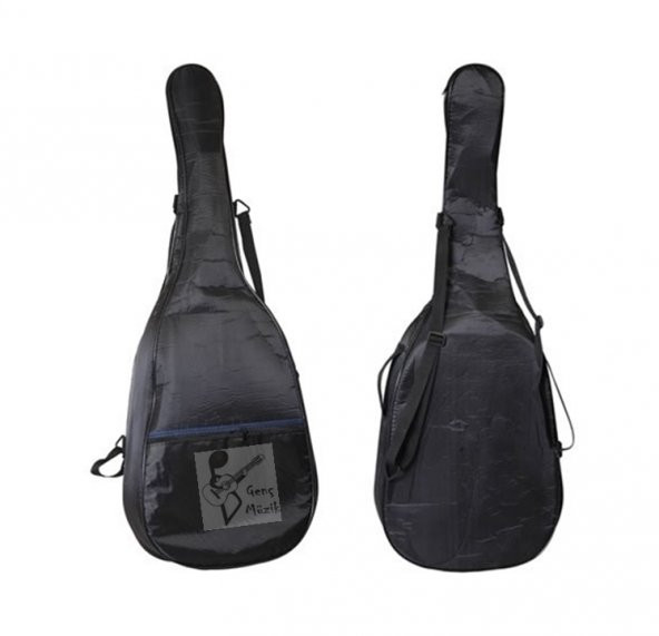 3/4 Klasik Gitar Kılıfı - 3/4 Boy - Çift Askılı - Fermuarlı Göz