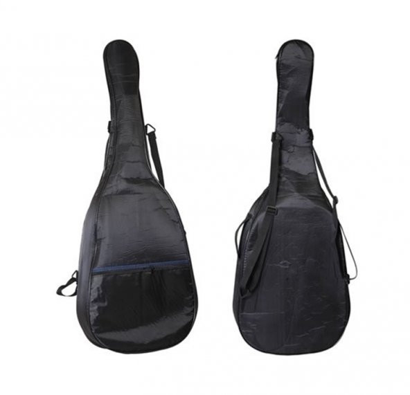 Klasik Gitar Kılıfı - 4/4 Boy - Çift Askılı - Fermuarlı Göz - 4