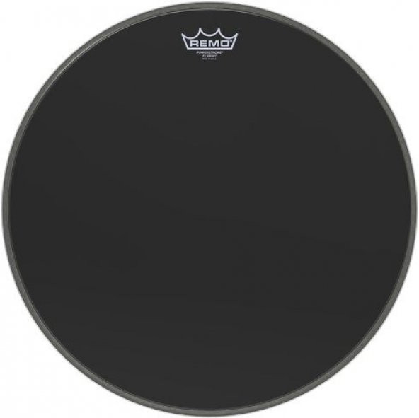 REMO P3-1018-ES- Powerstroke® P3 Ebony® 18" Bas Davul Derisi ürün görseli 1