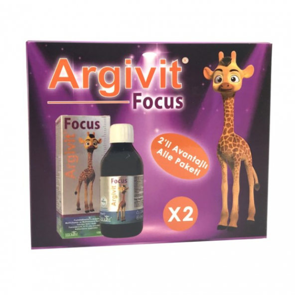 Argivit Focus Şurup 150 Ml 2Li - Avantajlı Aile Paketi