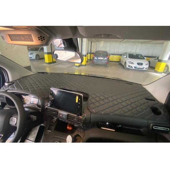 CİTROEN BERLİNGO 3 BOYUTLU VİP DERİ TORPİDO KORUYUCU - Resim 2