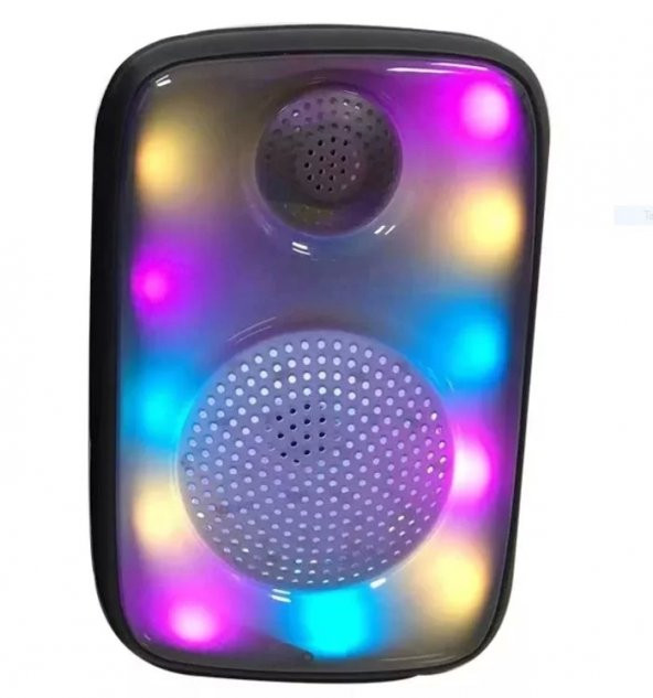 Taşınabilir Bluetooth Hoparlör Yüsksek Ses Rgb Işıklı MK-608