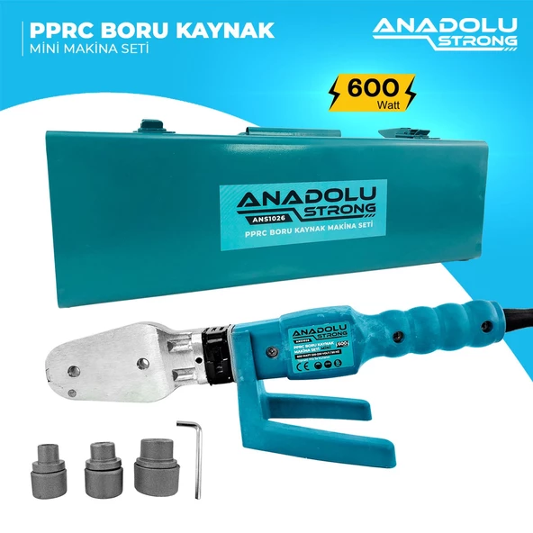 Anadolustrong ANS1026 PPRC Boru Kaynak Mini Makina Seti (3Metre,Eldiven ve Falçata  Hediye) - 2
