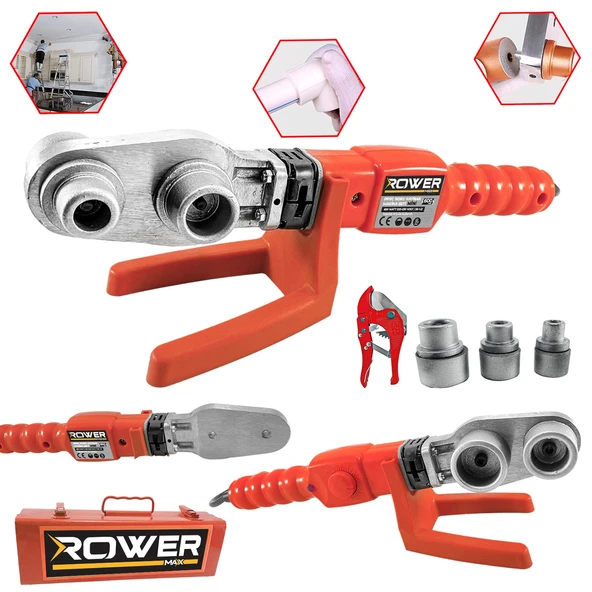 Rowermax RWRX-3026  1200 W Mini Metal Çantalı Isı Ayarlı PRC Boru Kaynak Makinesi Seti - 2