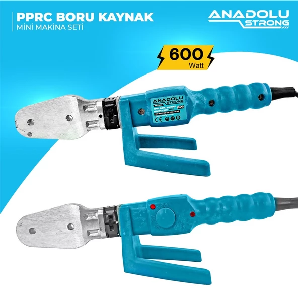 Anadolustrong ANS1026 PPRC Boru Kaynak Mini Makina Seti (3Metre,Eldiven ve Falçata  Hediye) - 6
