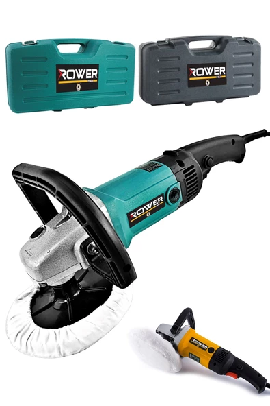 Rowermax RWRX-1200DO Alman Dizayn Devir Ayarlı Polisaj Makinası 1200W Koltuk Fırçalama Dönen Fırça - 4