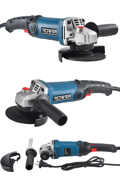 Rowermax Rwrx-3803 3500 W Devir Ayarlı Spiral Taşlama Makinası Avuç İçi Taşlama 125 Mm 2 Adet Diskli - 4