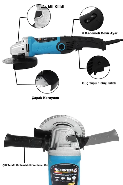 3500 Watt Professional Sjs Çift Metal Şanzuman Avuç Içi Taşlama Makinesi Spiral Taşlama Makinası - 2