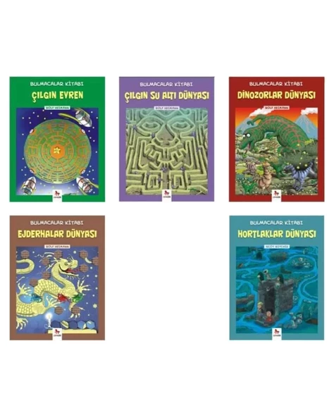 Bulmacalı Etkinlikler Serisi 5 Kitaplık Set