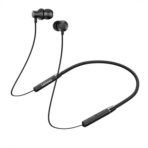 Lenovo He05 Bluetooth Neckband Kulaklık Siyah
