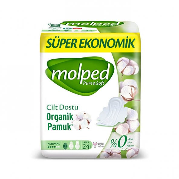 Molped Süper Ekonomik Ped Normal 24x6 144 Adet ürün görseli