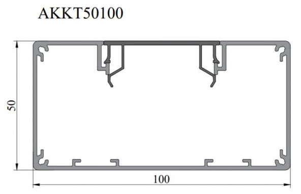 Boy 2Mt Süpürgelik Tip Alüminyum Kablo Kanalı - 5