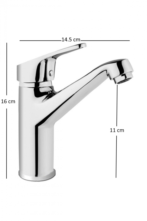 İNVENTA Yüksek Gövde Aç Kapa Lavabo Bataryası - 2