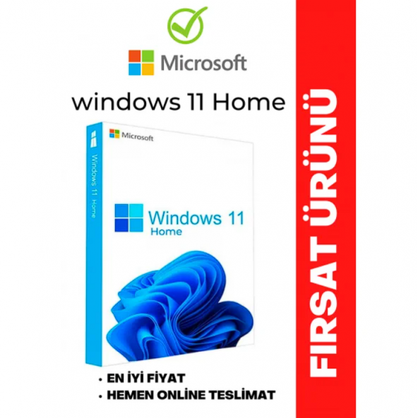 Windows 11 Home - Dijital Lisans Anahtarı -FIRSAT