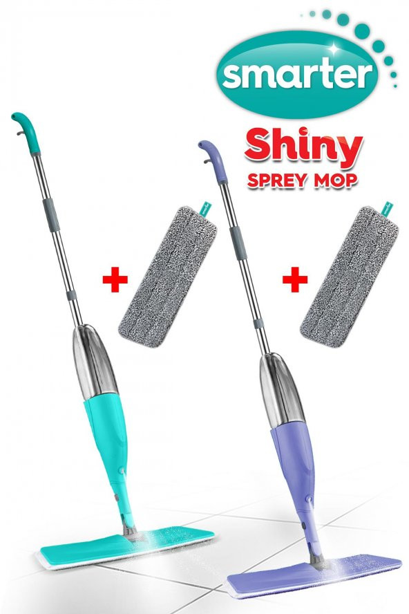 SMARTER SHINY SPREY MOP RENKLİ 2 Lİ SET ( VERY PERİ-YEŞİL) - 2