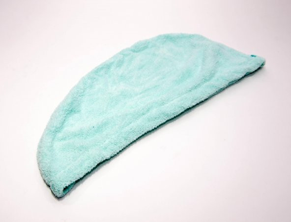 Mikrofiber Saç - Baş Havlusu - Açık Turkuaz  Nabaiji Meridyendukkan - 4