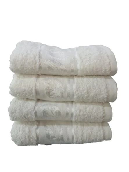 Yoncagül 04465 4lü Yaprak Jakarlı El Yüz Havlusu Seti 50x90 St00489 - 2