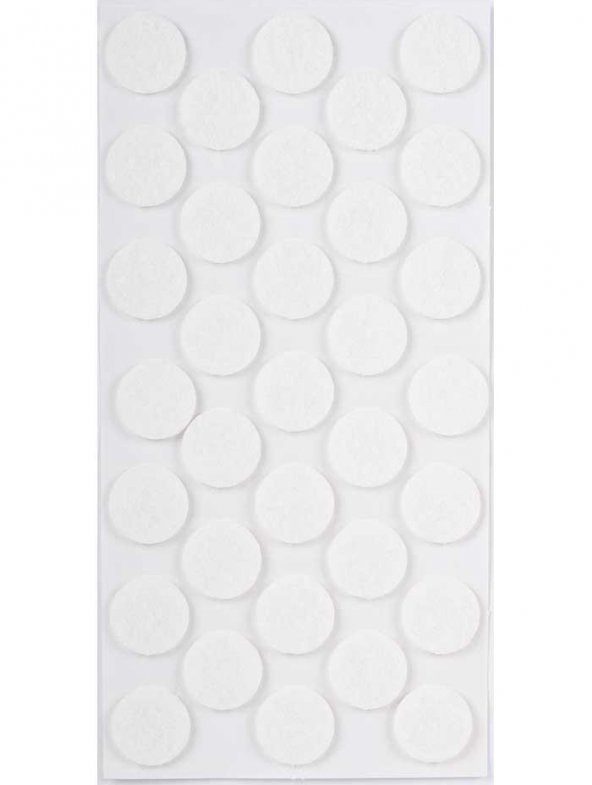 Kaydırmazlık Keçesi Yuvarlak  1Plk=38 Ad Q-24 Beyaz ürün görseli