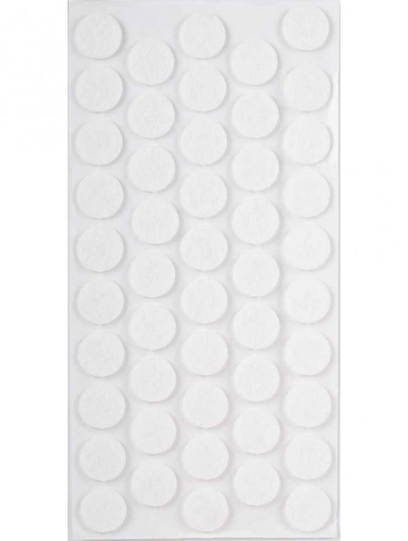 Kaydırmazlık Keçesi Yuvarlak 1Plk=48 Ad Q-20 Beyaz