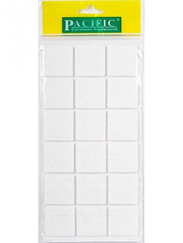 Kaydırmazlık Keçesi Kare 1Plk=21 Ad 30x30 Beyaz - Resim 3