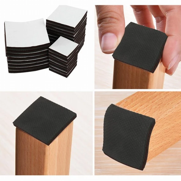 Yapışkanlı Eva Kare 1Plk=10 Ad 40x40 Siyah - Resim 2