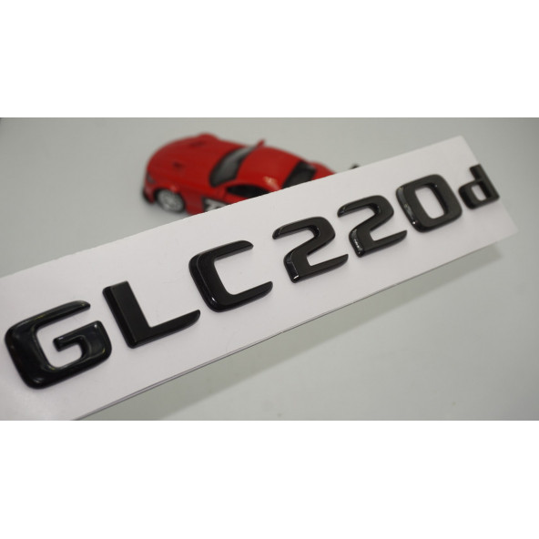 GLC 220d Bagaj Parlak Siyah ABS 3M 3D Yazı Logo