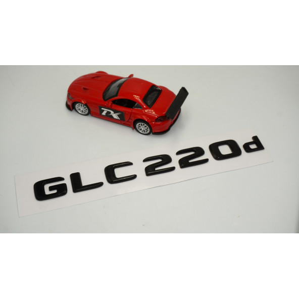 GLC 220d Bagaj Parlak Siyah ABS 3M 3D Yazı Logo - 2
