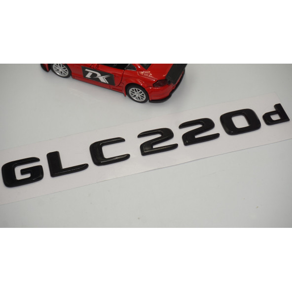 GLC 220d Bagaj Parlak Siyah ABS 3M 3D Yazı Logo - 3