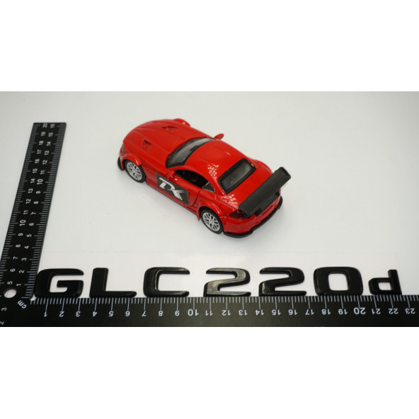 GLC 220d Bagaj Parlak Siyah ABS 3M 3D Yazı Logo - 5