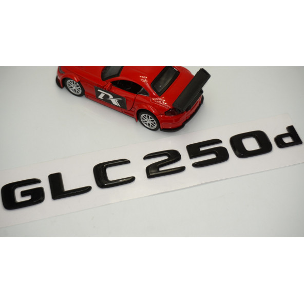 GLC 250d Bagaj Parlak Siyah ABS 3M 3D Yazı Logo - 3