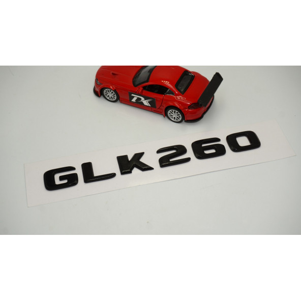 GLK 260 Bagaj Parlak Siyah ABS 3M 3D Yazı Logo - 2