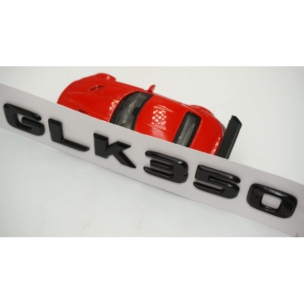 GLK 350 Bagaj Parlak Siyah ABS 3M 3D Yazı Logo - 4