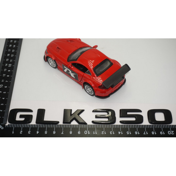 GLK 350 Bagaj Parlak Siyah ABS 3M 3D Yazı Logo - 5
