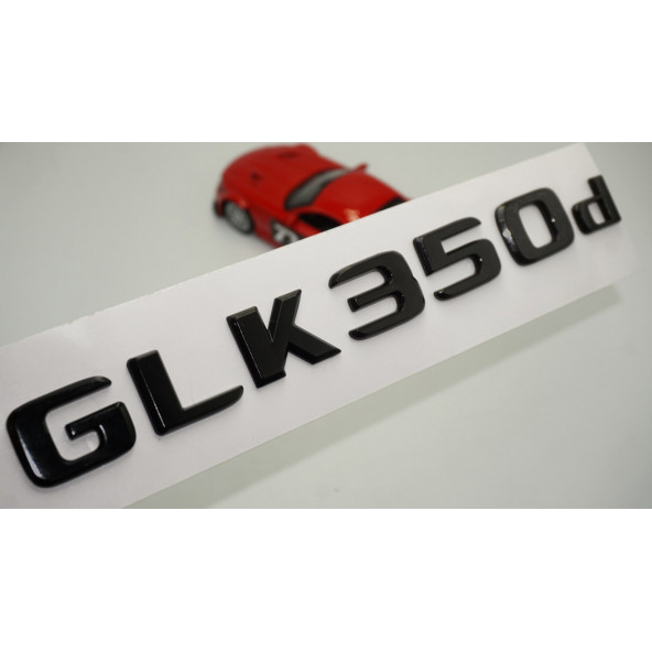 GLK 350d Bagaj Parlak Siyah ABS 3M 3D Yazı Logo ürün görseli 1