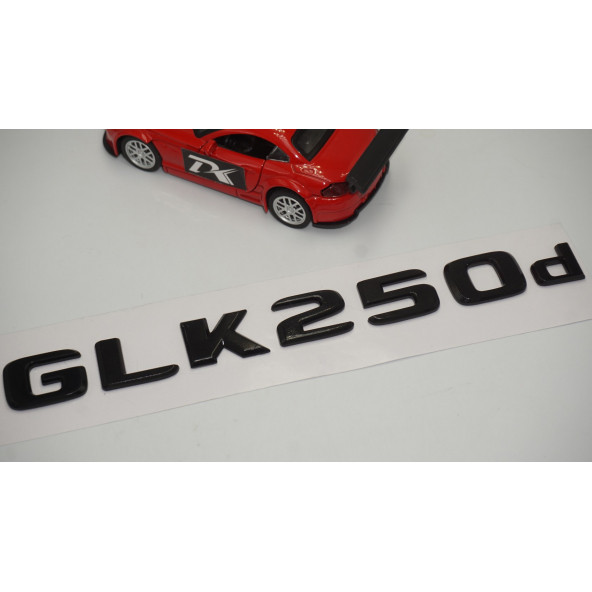 GLK 250d Bagaj Parlak Siyah ABS 3M 3D Yazı Logo - 3