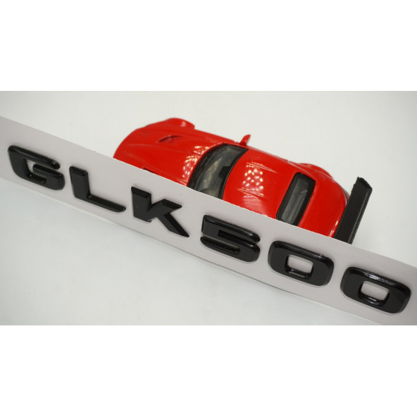 GLK 500 Bagaj Parlak Siyah ABS 3M 3D Yazı Logo - 4