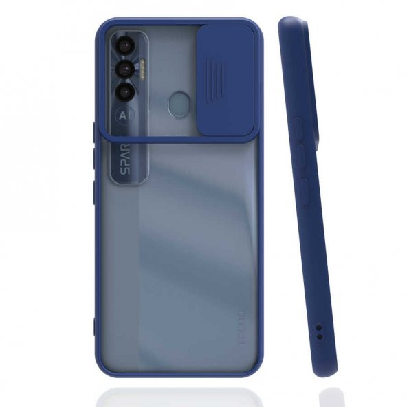 Tecno Spark 7 Pro Kılıf Zore Lensi Kapak - 3