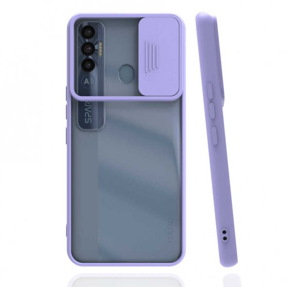 Tecno Spark 7 Pro Kılıf Zore Lensi Kapak - 5